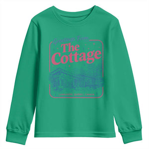 Coming To The Cottage Youth Sweatshirt LGBT Romance Hockey Fan TS10 Irish Green Print Your Wear