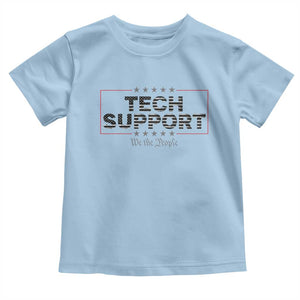 Tech Support Toddler T Shirt IT Support Programmer Engineer TS10 Light Blue Print Your Wear