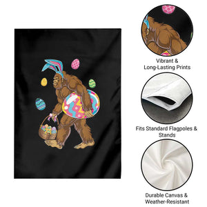 Bigfoot Easter Garden Flag Funny Sasquatch Eggs Hunting TS10 Print Your Wear