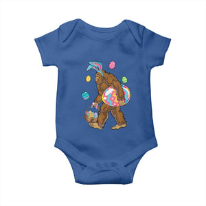 Bigfoot Easter Baby Onesie Funny Sasquatch Eggs Hunting TS10 Royal Blue Print Your Wear