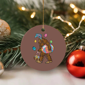 Bigfoot Easter Ceramic Ornament Funny Sasquatch Eggs Hunting TS10 1pc Mocha Print Your Wear