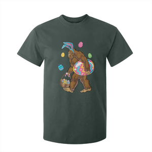Bigfoot Easter T Shirt For Kid Funny Sasquatch Eggs Hunting TS10 Dark Forest Green Print Your Wear