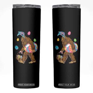 Bigfoot Easter Skinny Tumbler Funny Sasquatch Eggs Hunting TS10 Black Print Your Wear