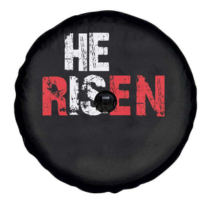 He Is Risen Spare Tire Cover Vintage Christian Religious Faith TS10 Print Your Wear