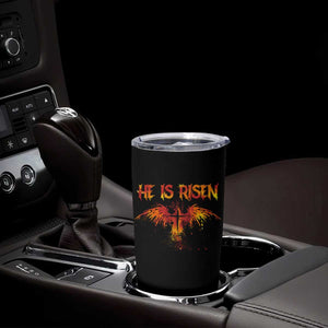 He Is Risen Tumbler Cup Phoenix Christian Jesus Resurrection Cross TS10 Print Your Wear