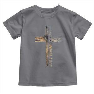Easter Christian Toddler T Shirt Vintage Cross Farmhouse Religious Not About Bunny About the Lamb TS10 Charcoal Print Your Wear