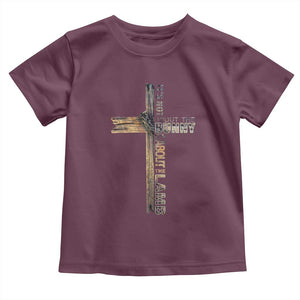 Easter Christian Toddler T Shirt Vintage Cross Farmhouse Religious Not About Bunny About the Lamb TS10 Maroon Print Your Wear