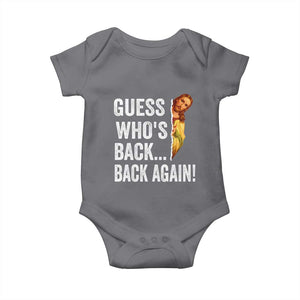 Funny Jesus Meme Quote Baby Onesie Easter Guess Whos Back Funny Religious TS10 Charcoal Print Your Wear
