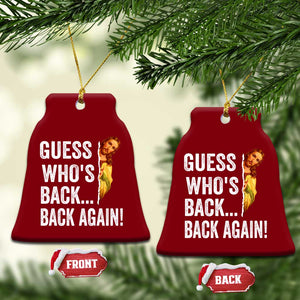 Funny Jesus Meme Quote Ceramic Ornament Easter Guess Whos Back Funny Religious TS10 Print Your Wear