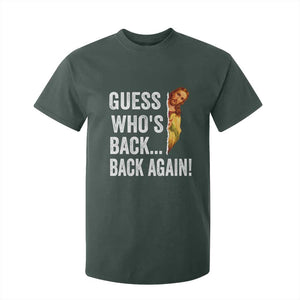 Funny Jesus Meme Quote T Shirt For Kid Easter Guess Whos Back Funny Religious TS10 Dark Forest Green Print Your Wear