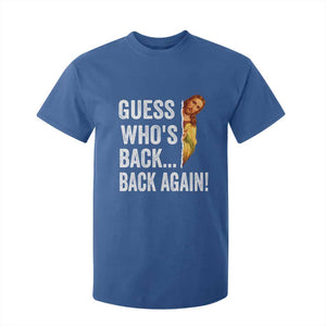 Funny Jesus Meme Quote T Shirt For Kid Easter Guess Whos Back Funny Religious TS10 Royal Blue Print Your Wear