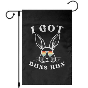 Rabbit Easter Bunny Sunglasses Garden Flag Retro Vintage I Got Buns Hun Funny Jokes TS10 Black Print Your Wear