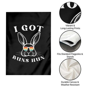 Rabbit Easter Bunny Sunglasses Garden Flag Retro Vintage I Got Buns Hun Funny Jokes TS10 Print Your Wear