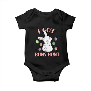 Rabbit Easter Bunny Sunglasses Baby Onesie I Got Buns Hun Funny Jokes TS10 Black Print Your Wear