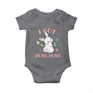 Rabbit Easter Bunny Sunglasses Baby Onesie I Got Buns Hun Funny Jokes TS10 Charcoal Print Your Wear