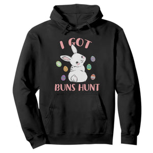 Rabbit Easter Bunny Sunglasses Hoodie I Got Buns Hun Funny Jokes TS10 Black Print Your Wear