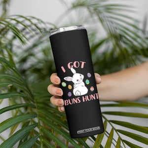 Rabbit Easter Bunny Sunglasses Skinny Tumbler I Got Buns Hun Funny Jokes TS10 Print Your Wear