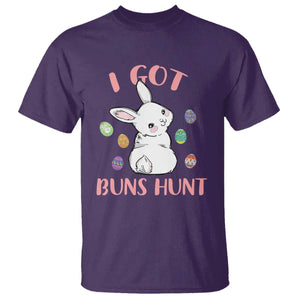 Rabbit Easter Bunny Sunglasses T Shirt I Got Buns Hun Funny Jokes TS10 Purple Print Your Wear