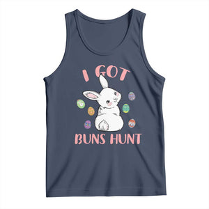 Rabbit Easter Bunny Sunglasses Tank Top I Got Buns Hun Funny Jokes TS10 Navy Print Your Wear