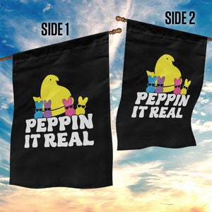 Easter Bunny Garden Flag Peepin It Real Rabbit Candy Easter TS10 Print Your Wear