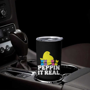 Easter Bunny Tumbler Cup Peepin It Real Rabbit Candy Easter TS10 Print Your Wear