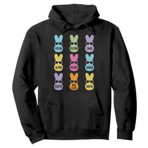 Easter Bruh Hoodie Gen Alpha Slang Skibidi Rizz Cute Bunny TS10 Black Print Your Wear
