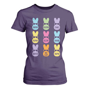 Easter Bruh T Shirt For Women Gen Alpha Slang Skibidi Rizz Cute Bunny TS10 Purple Print Your Wear