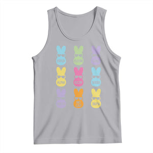 Easter Bruh Tank Top Gen Alpha Slang Skibidi Rizz Cute Bunny TS10 Athletic Heather Print Your Wear