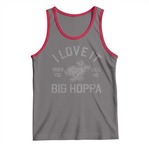 I Love It When You Call Me Big Hoppa Tank Top Funny Easter Day Bunny TS10 Deep Heather Red Print Your Wear