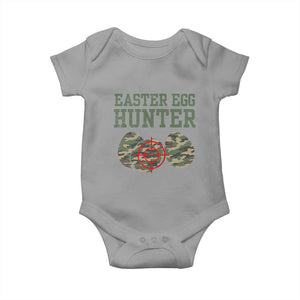 Easter Egg Hunter Baby Onesie Camo Funny Hunting TS10 Sport Gray Print Your Wear