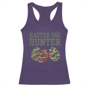 Easter Egg Hunter Racerback Tank Top Camo Funny Hunting TS10 Purple Print Your Wear