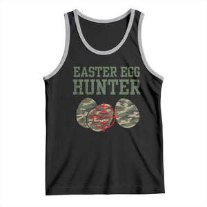 Easter Egg Hunter Tank Top Camo Funny Hunting TS10 Black Athletic Heather Print Your Wear