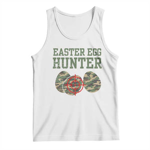 Easter Egg Hunter Tank Top Camo Funny Hunting TS10 White Print Your Wear