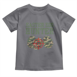 Easter Egg Hunter Toddler T Shirt Camo Funny Hunting TS10 Charcoal Print Your Wear