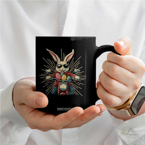 Biker Bunny Coffee Mug Retro Easter Day Rabbit Ride Motorcycles Motorbike TS10 Print Your Wear