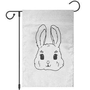 Cute Bunny Garden Flag Kawaii Rabbit Happy Easter Day TS10 White Print Your Wear