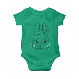 Cute Bunny Baby Onesie Kawaii Rabbit Happy Easter Day TS10 Irish Green Print Your Wear