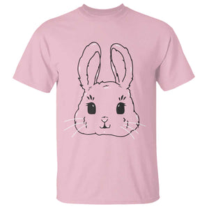 Cute Bunny T Shirt Kawaii Rabbit Happy Easter Day TS10 Light Pink Print Your Wear