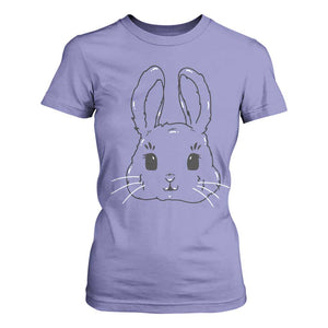 Cute Bunny T Shirt For Women Kawaii Rabbit Happy Easter Day TS10 Violet Print Your Wear