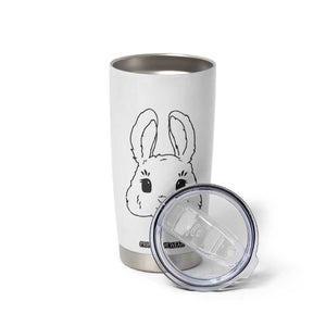 Cute Bunny Tumbler Cup Kawaii Rabbit Happy Easter Day TS10 Print Your Wear
