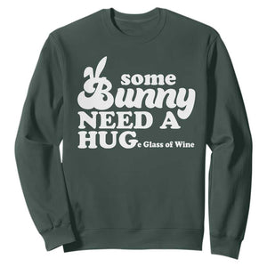 Easter Sweatshirt Funny Adult Humor Inappropriate Drinking Gift TS10 Dark Forest Green Print Your Wear