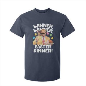 Easter Trump T Shirt For Kid Winner Winner Easter Dinner TS10 Navy Print Your Wear