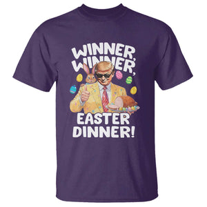 Easter Trump T Shirt Winner Winner Easter Dinner TS10 Purple Print Your Wear