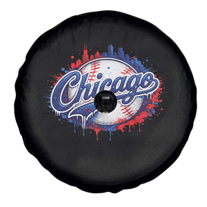 Chicago Pride Dripping Baseball Graphic Spare Tire Cover TS10 Print Your Wear