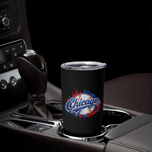 Chicago Pride Dripping Baseball Graphic Tumbler Cup TS10 Print Your Wear