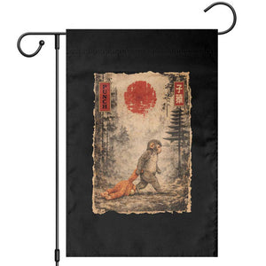 Vintage Japanese Baby Monkey Punch Garden Flag Kawaii Macaque Ukiyo-e Art Funny TS10 Black Print Your Wear