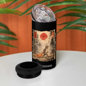 Vintage Japanese Baby Monkey Punch 4 in 1 Can Cooler Tumbler Kawaii Macaque Ukiyo-e Art Funny TS10 Print Your Wear