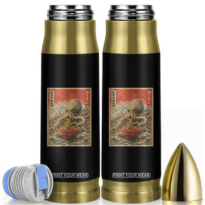 Sea Monster Eating Ramen Bullet Tumbler Vintage Graphic Japanese Lover Ukiyo-e Art TS10 Black Print Your Wear