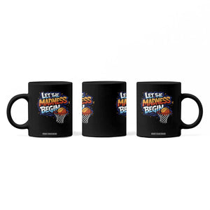 Basketball Bracket Coffee Mug Funny Let the Madness Begin Sporty Basketball Players Lovers TS10 Print Your Wear