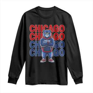 Vintage Chicago Pride Graphic Long Sleeve Shirt US State Sports Fan Baseball Lover TS10 Black Print Your Wear